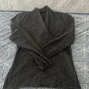 Talbots. Dark grey. Women’s Cross sweater. Size Lg.